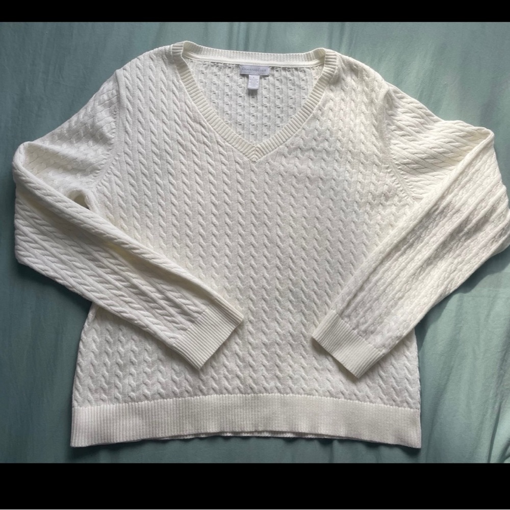 White sweater